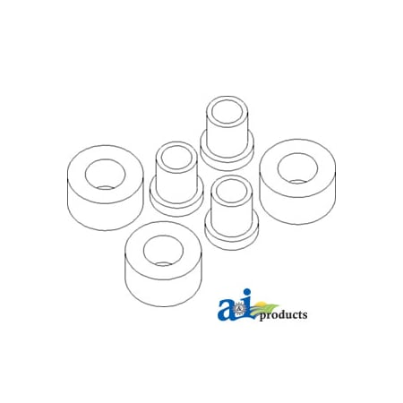 A & I Products Bushing Assembly (Pkg of 4) 4" x4" x1" A-1400022M91